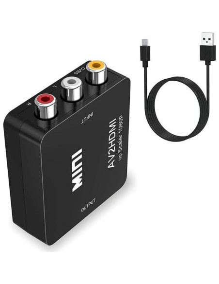 Convertidor RCA a HDMI FANTIA 1080p Plug and Play