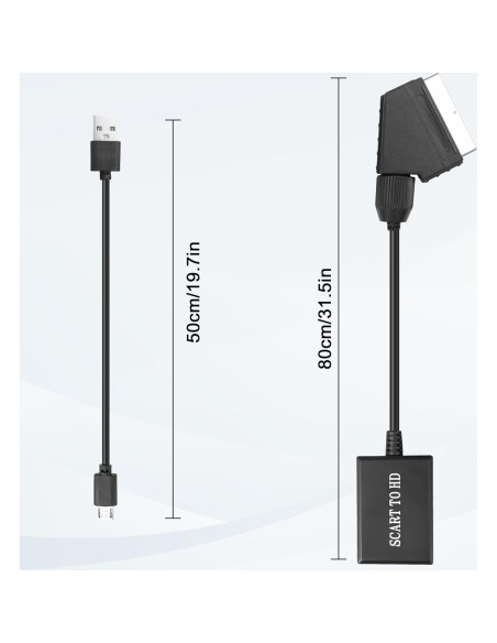 Convertidor SCART a HDMI 1080P Yingtuyou - 0.7M