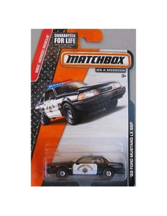 Coche de Juguete Matchbox Ford Mustang LX SSP Policía 1:64