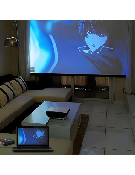 Adaptador HDMI a RCA YACSEJAO 1080P Plug and Play