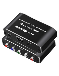 Convertidor YPbPr a HDMI Koopman 1080P 5RCA RGB para DVD y Consolas