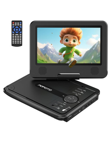 Reproductor de DVD portátil POFOTO 9.5" (24.13 cm) para coche