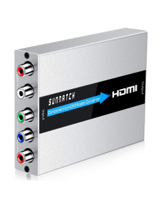 Convertidor de Componente a HDMI SUNNATCH con Escalado