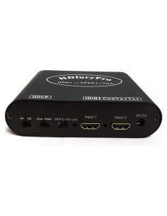 Convertidor HDMI a VGA/YPbPr OREI XD-450 1080p Doble Entrada