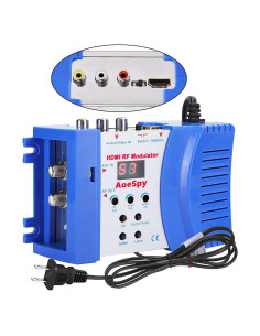 Convertidor RF AoeSpy HDMI a Coaxial 136 Canales VHF UHF