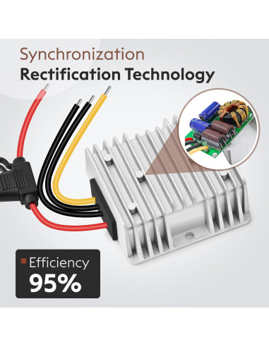 Convertidor de Voltaje 36V/48V a 12V 20A 240W JRBLVL