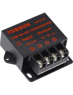 Convertidor Regulador de Voltaje DC 12V/24V a 5V 3A 15W XingHua 2