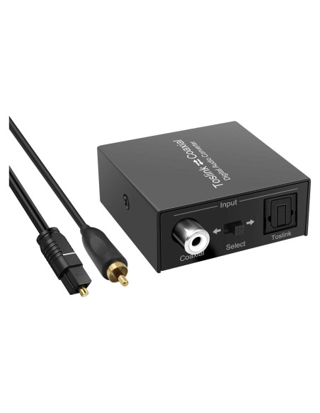 Convertidor de Audio Digital Bi-Direccional Azduou SPDIF Coaxial