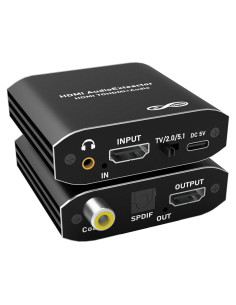 Extractor de Audio HDMI Tendak 4K a Óptico y 3.5mm