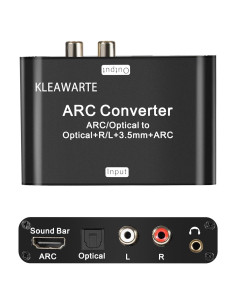 Extractor de Audio HDMI ARC KLEAWARTE a Óptico SPDIF 3.5mm