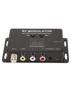 Modulador RF ASHATA AV a TV UHF, Soporta PAL NTSC