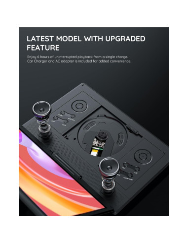 Reproductor de DVD Portátil BOIFUN BFN-142 14.1" HD Negro