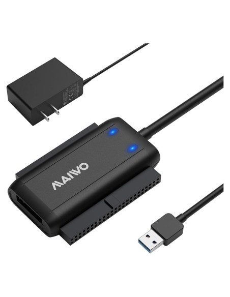 Adaptador SATA IDE a USB 3.0 MAIWO K131U3IS 12V 2A