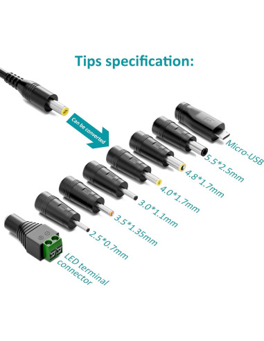 Adaptador de Alimentación 12V 5A AC-DC SHENZHEN ETI 60W