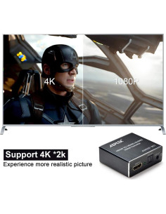 Extractor de Audio HDMI 4K AGPtek con Salida SPDIF y 3.5mm 2