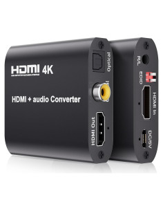 Extractor de Audio HDMI 4K BolAAzuL - Convertidor Toslink Coaxial