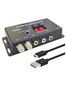 Modulador RF AoeSpy RCA a Coaxial para TV y Consolas