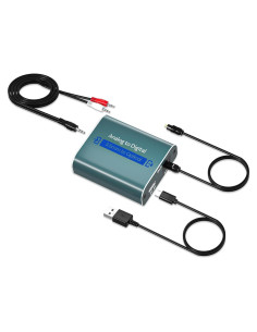 Convertidor de Audio Analógico a Digital AMANKA MO-90 Toslink