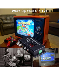 Modulador RF AoeSpy RCA a Coaxial para TV y Consolas 2