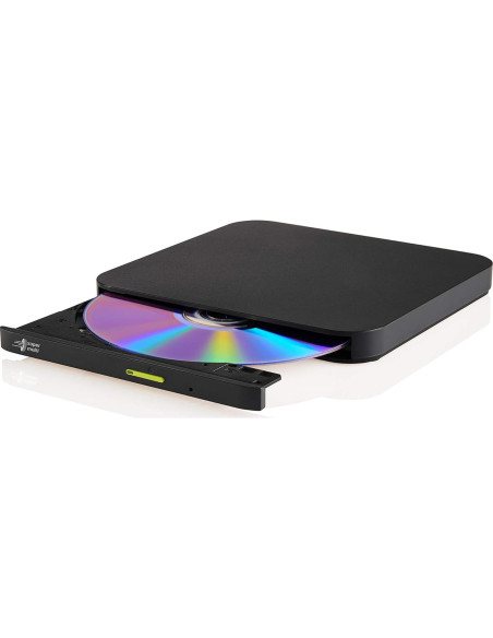 Unidad Externa DVD-RW Hitachi-LG GP96Y USB Tipo-C Negro