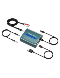 Convertidor de Audio Analógico a Digital AMANKA 2.1m RCA a Óptico