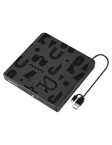 Unidad Externa de CD/DVD MAYAHXE USB 3.0 Tipo C Portátil