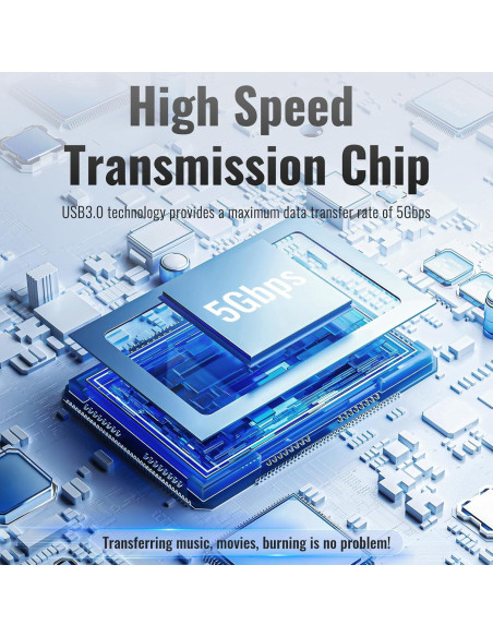 Unidad Externa de CD/DVD MAYAHXE USB 3.0 Tipo C Portátil