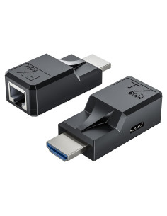 Extensor HDMI 60M LUKFOCAB Adaptador RJ45 Full HD 1080P