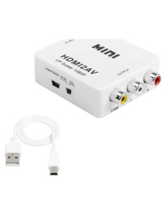Convertidor HDMI a RCA GRLRHONR 1080p AV PAL/NTSC