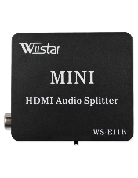 Extractor de Audio HDMI Wiistar 1080P con Salida SPDIF y 3.5mm