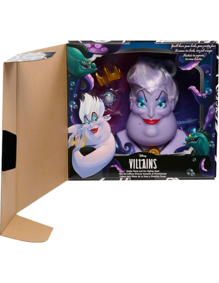 Cabeza de Estilización Ursula Disney Villains 25,4 cm 16 Piezas