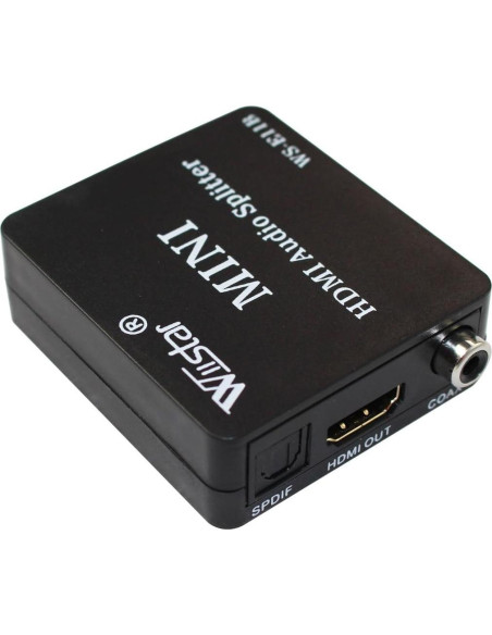 Extractor de Audio HDMI Wiistar 1080P con Salida SPDIF y 3.5mm