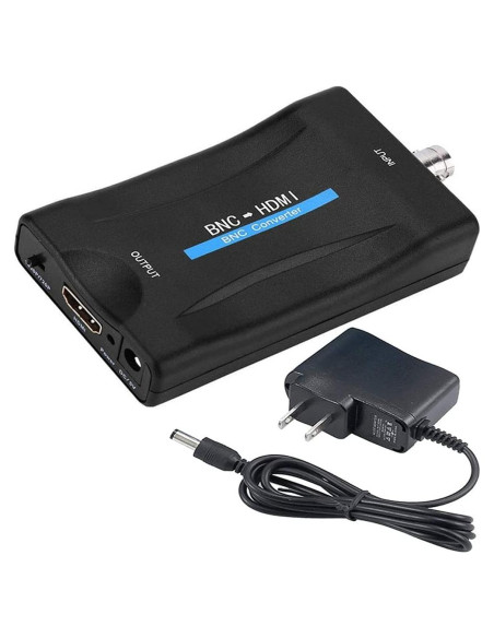 Adaptador BNC a HDMI 1080P SAIZHUO - Convertidor CVBS