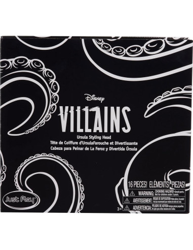 Cabeza de Estilización Ursula Disney Villains 25,4 cm 16 Piezas