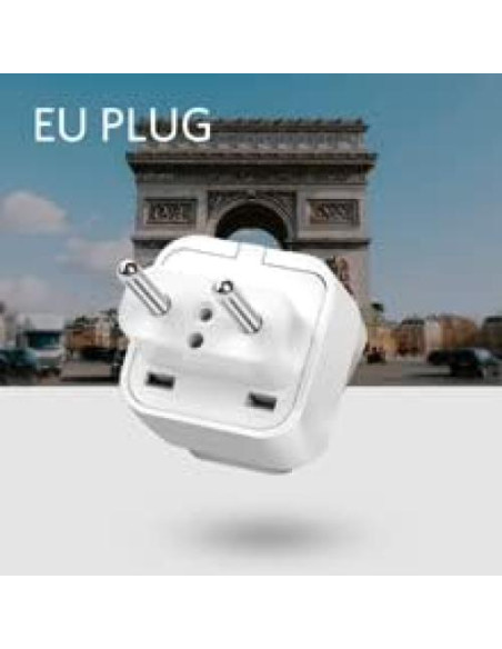 Adaptador de Viaje Universal BESTEK 220V a 110V Carga USB