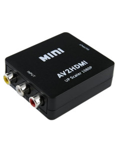 Convertidor RCA AV a HDMI 1080p xdz para HDTV y Consolas