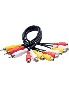 Divisor de Audio Video 3RCA Suckoo 1 en 3 Salidas 20cm 2