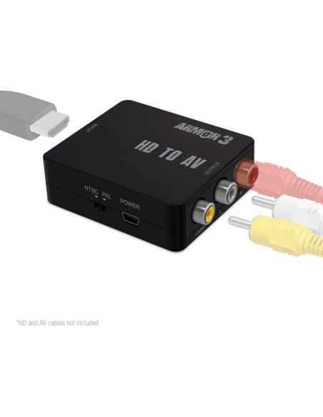 Caja Convertidora Armor3 NuScope HD a AV para Consolas y PC