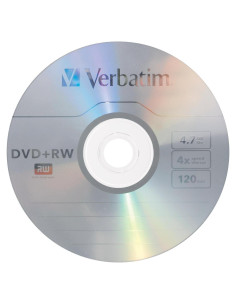 DVD+RW Verbatim 4.7GB 4X Regrabable 1 Disco Estuche Joya