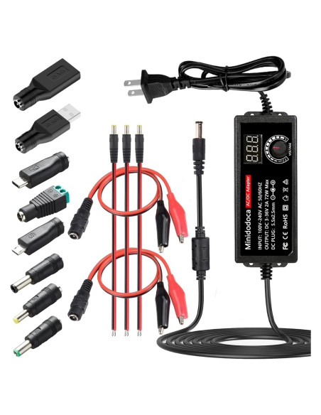 Fuente de Alimentación Universal 72W Minidodoca DC 3V-36V