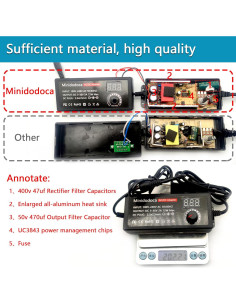 Fuente de Alimentación Universal 72W Minidodoca DC 3V-36V 2