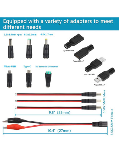 Fuente de Alimentación Universal 72W Minidodoca DC 3V-36V