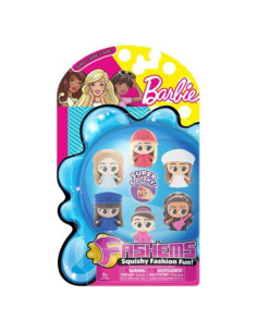 Paquete de 6 Mash'ems Barbie Tech 4 Kids - Figuras Aplastables
