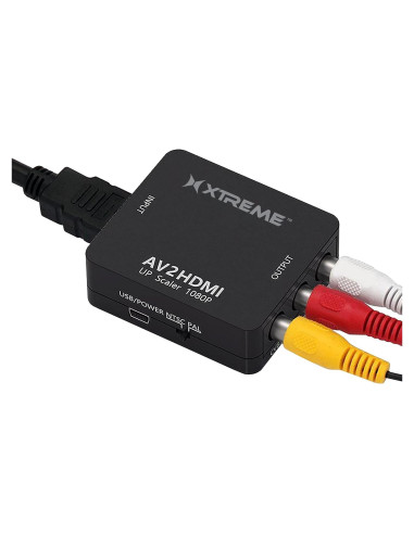 Adaptador AV Compuesto a HDMI Xtreme 1080p con USB
