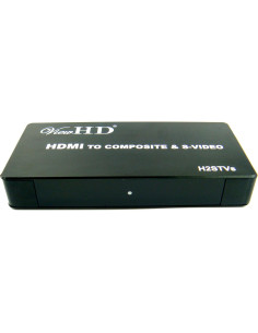 Convertidor HDMI a RCA AV y S-Video ViewHD H2STVs 2