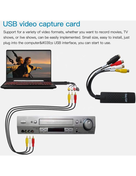 Convertidor Digital de VHS a DVD USB 2.0 USonline911