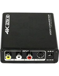 Convertidor S-Video y RCA a HDMI 4K TEC TSCHDMI4 2