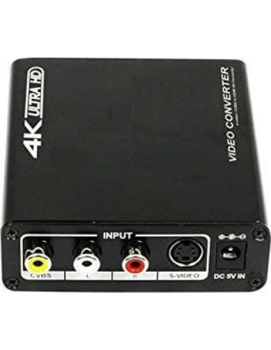 Convertidor S-Video y RCA a HDMI 4K TEC TSCHDMI4