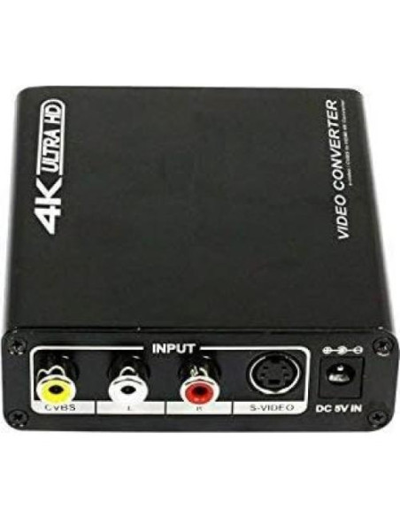 Convertidor S-Video y RCA a HDMI 4K TEC TSCHDMI4