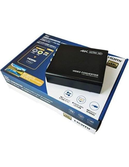 Convertidor S-Video y RCA a HDMI 4K TEC TSCHDMI4